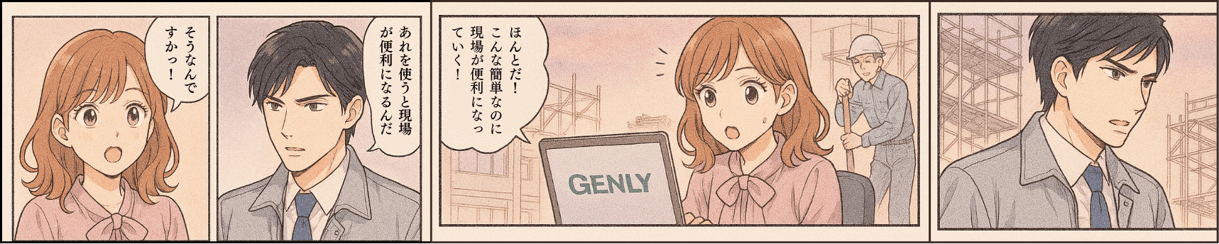 マンガで学ぶGENLYってなんだ。